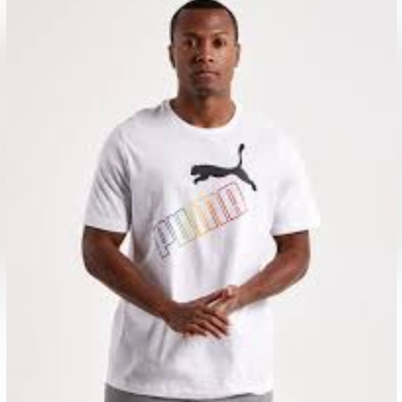 Puma mens t-shirt big logo size large - Picture 1 of 6
